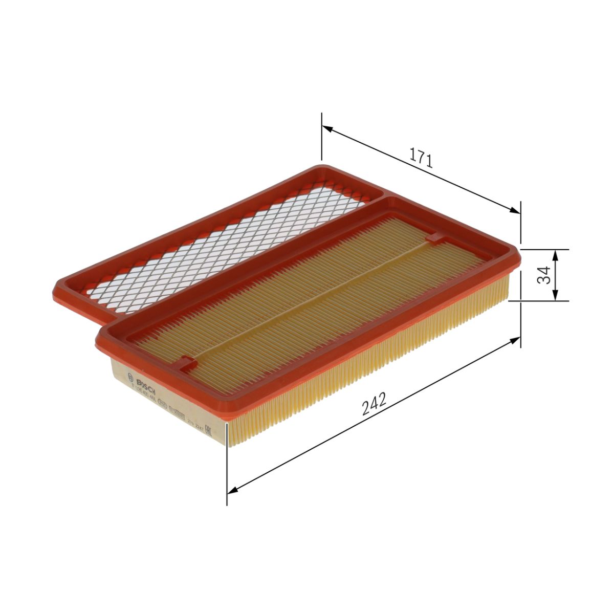 Ilmansuodatin BOSCH F 026 400 466