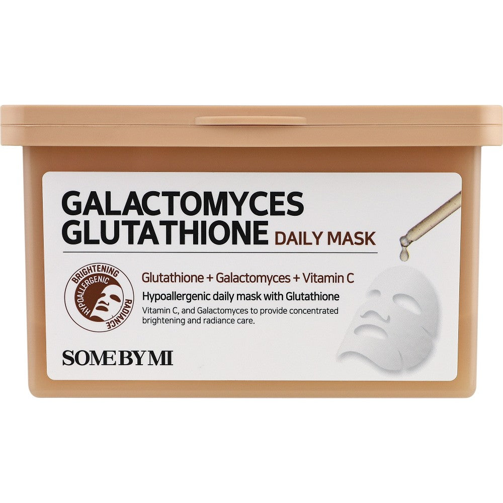 Some By Mi Galactomyces Glutathione kirkastava kasvonaamiokangas, suuri pakkaus, 30 kpl
