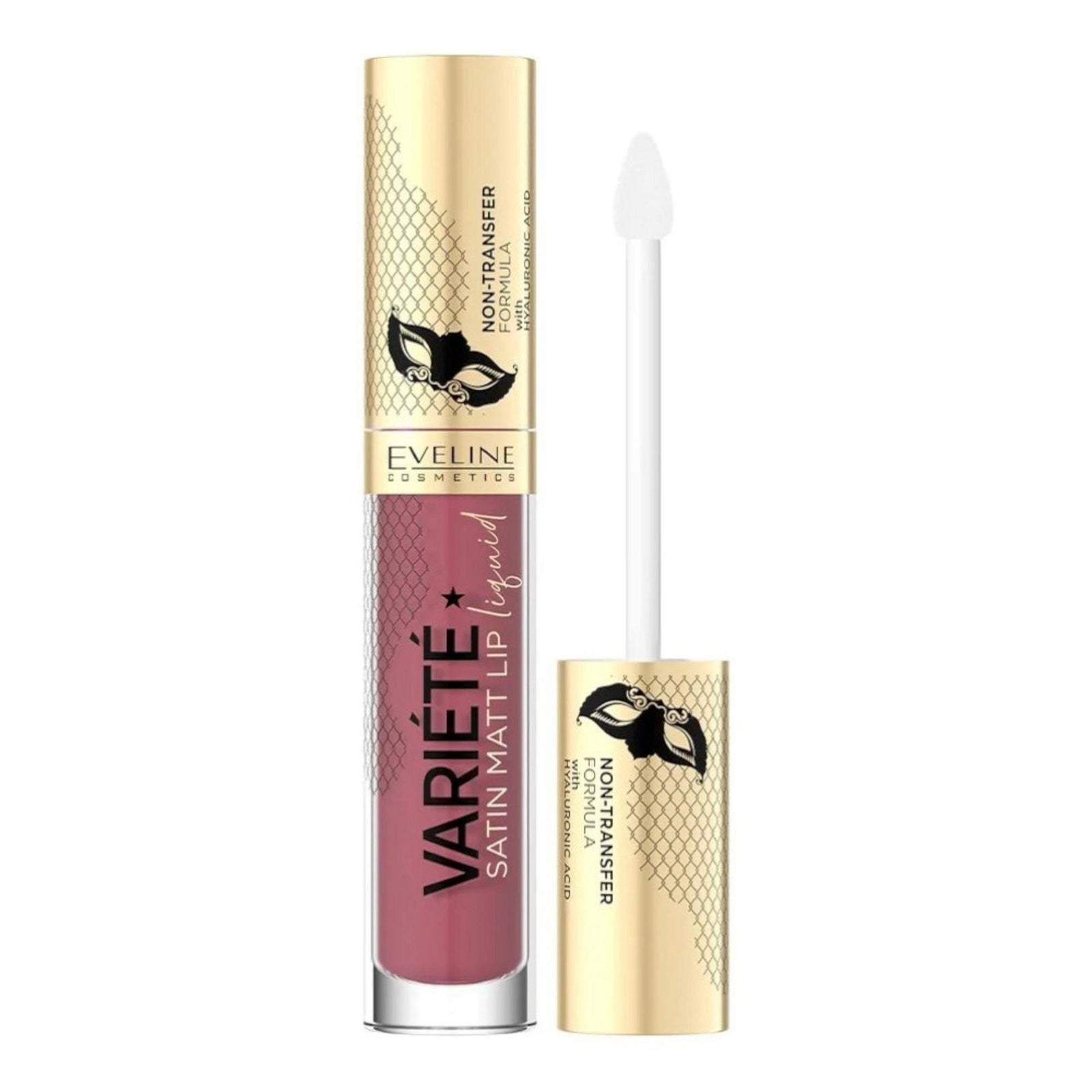 Eveline Cosmetics Variété nestemäinen huulipuna mattavärisellä viimeistelyllä 03 Berry Shake 4,5 ml
