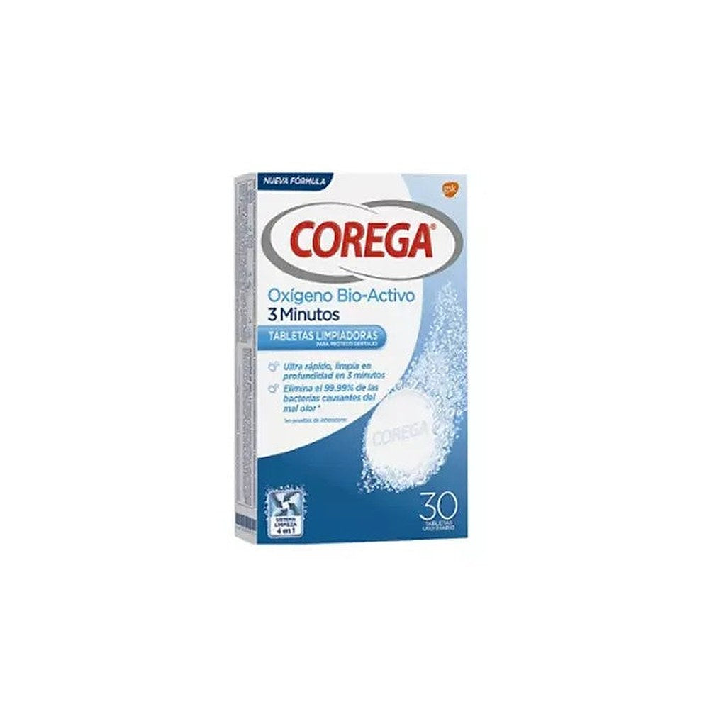Corega Active Oxygen 3 minuuttia 30 tablettia