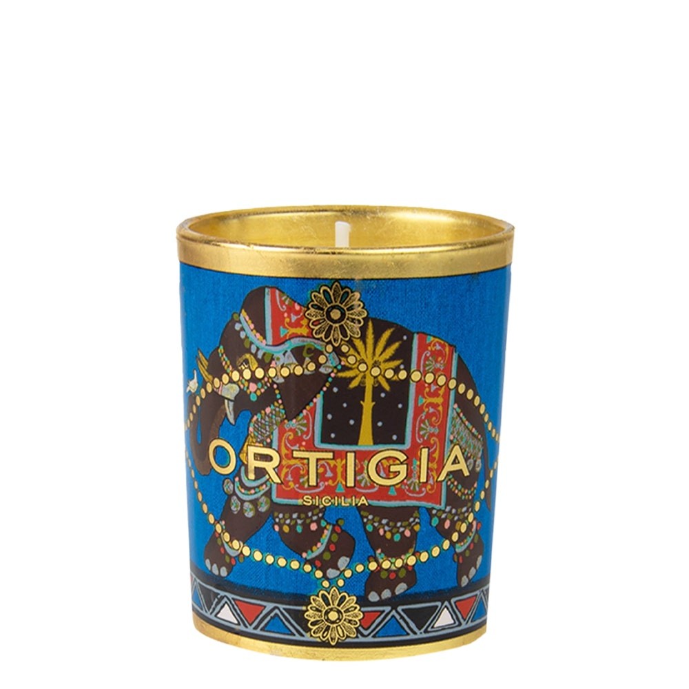 Ortigia santelipuukoristeltu kynttilä 150 g