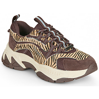 STEVE MADDEN Matalavartiset tennarit 'Animates-LE' vaaleabeige / ruskea / musta