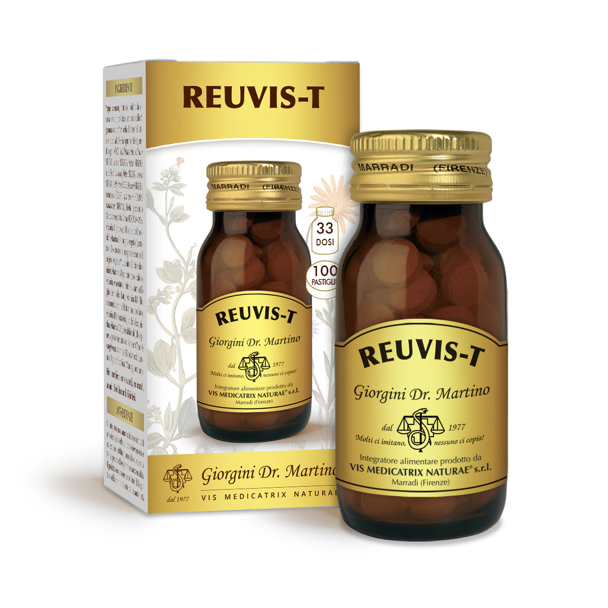 Dr Giorgini Reuvis-T 50 g - 100 tablettia à 500 mg