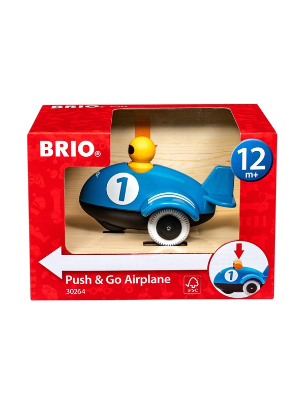 Push & Go Airplane, Brio