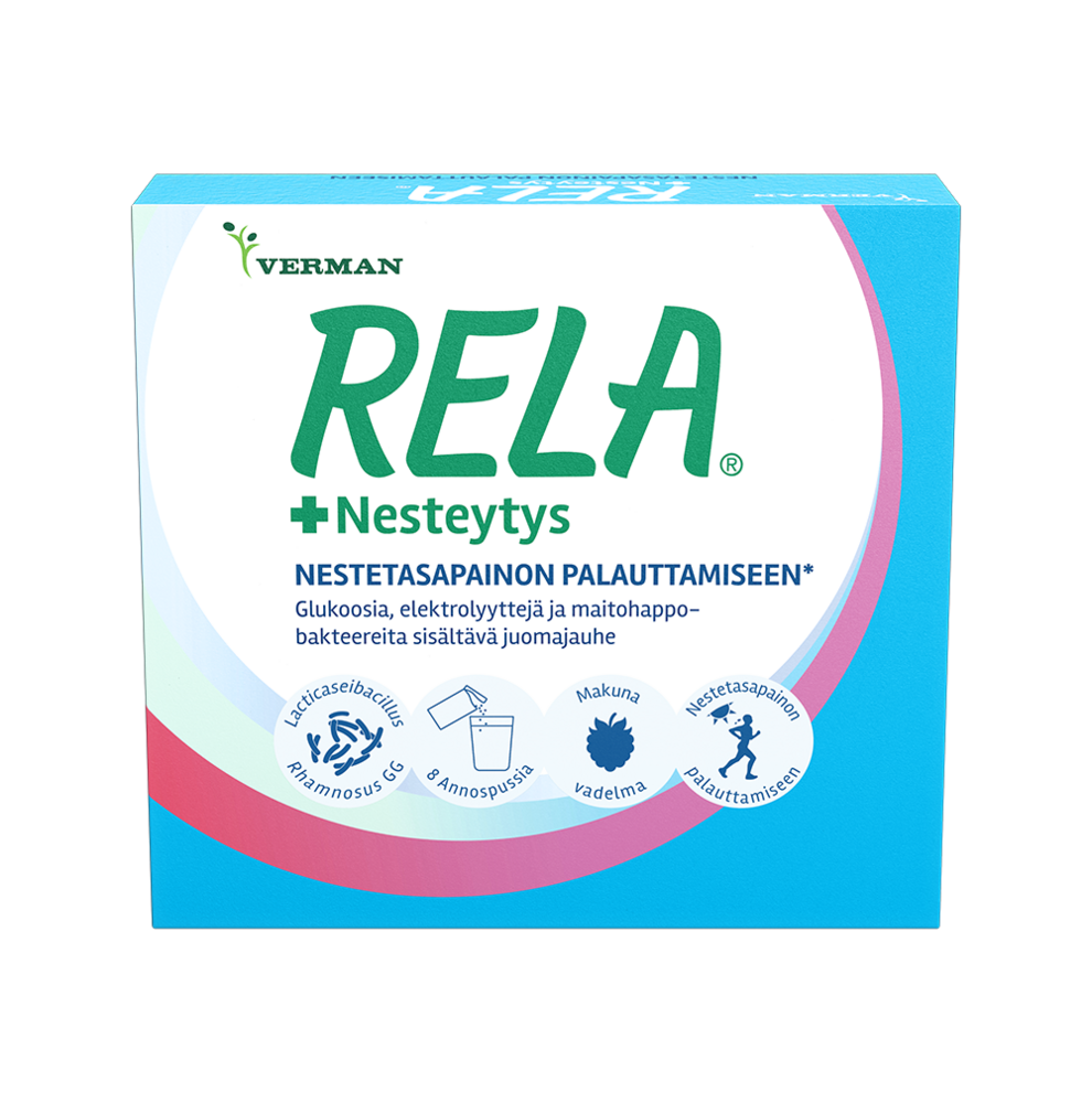 Rela + Nesteytys vadelma annospussi 8 kpl