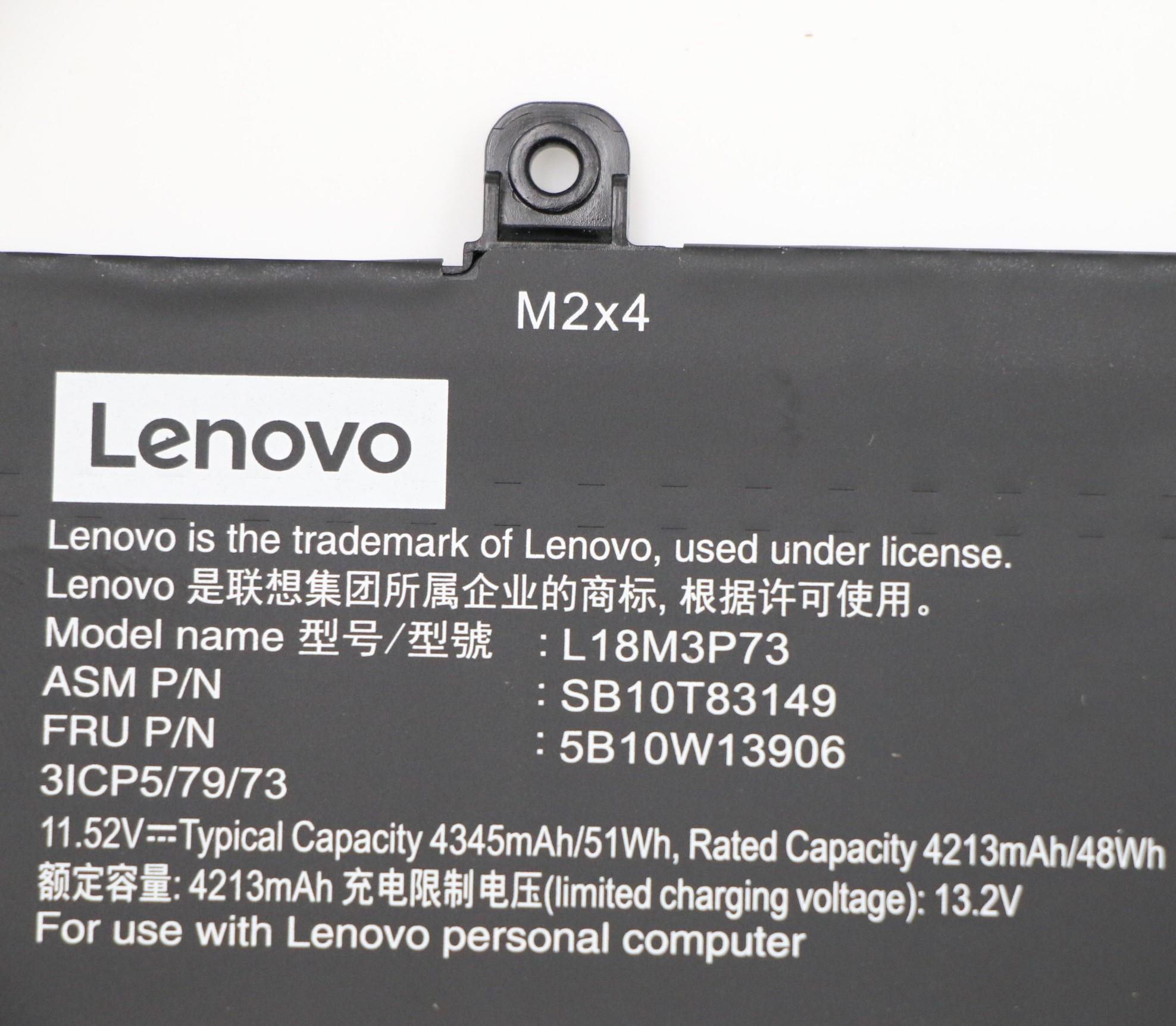 Lenovo Internal, 3c, 50wh, Liion, Smp 5b10w13906, Battery, Lenovo