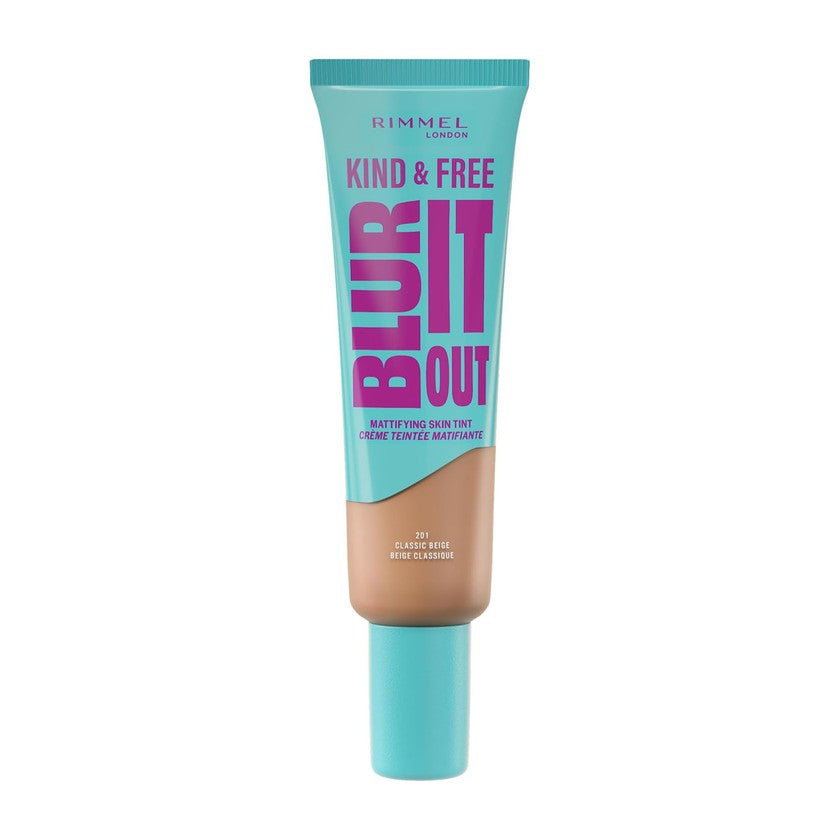 Rimmel Kind & Free Blur It Out Mattapinnan antava meikkivoide 201 classic beige