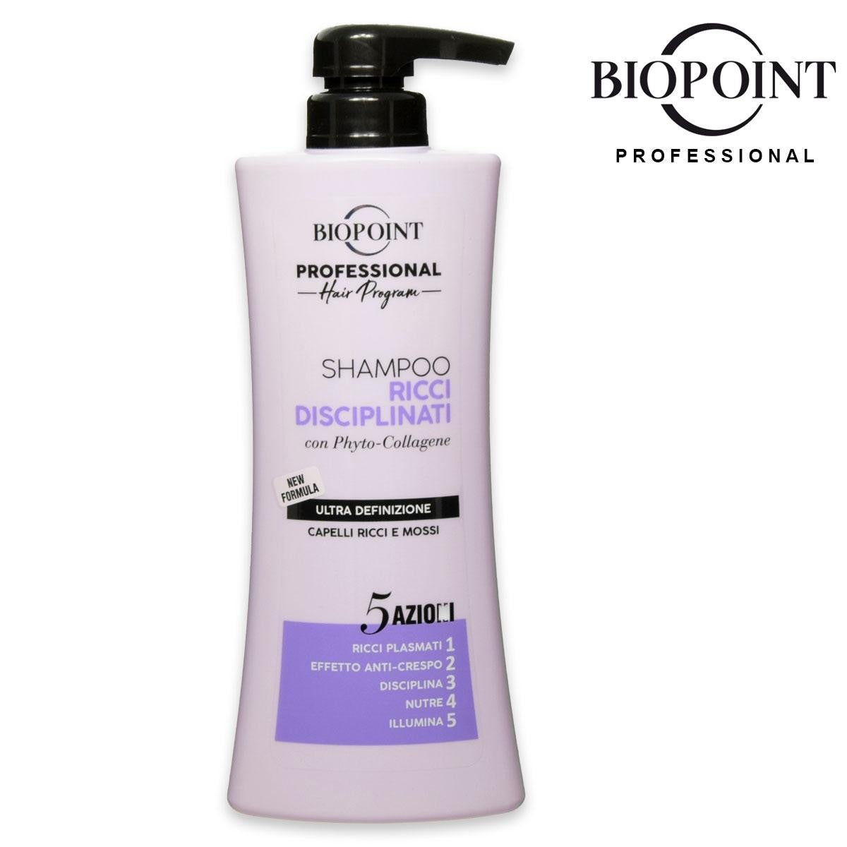 Biopoint Kiharoiden hallintaan tarkoitettu shampoo 400 ml