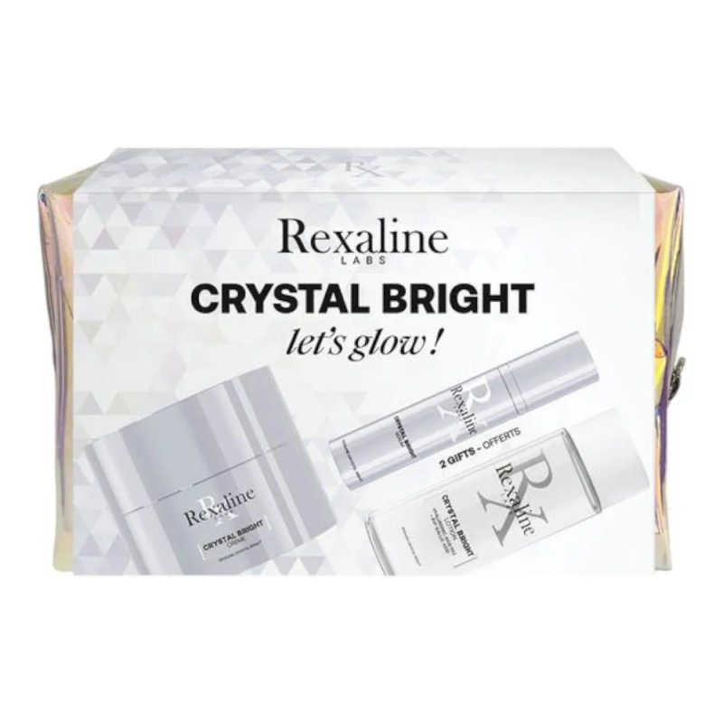 Setti Rexaline Crystal Bright Let's Glow (voide/50ml + seerumi/10ml + lotion/50ml + laukku/1kpl)