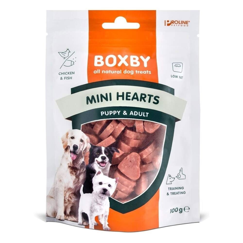 BOXBY Mini Puppy (Sydämet) 100g.