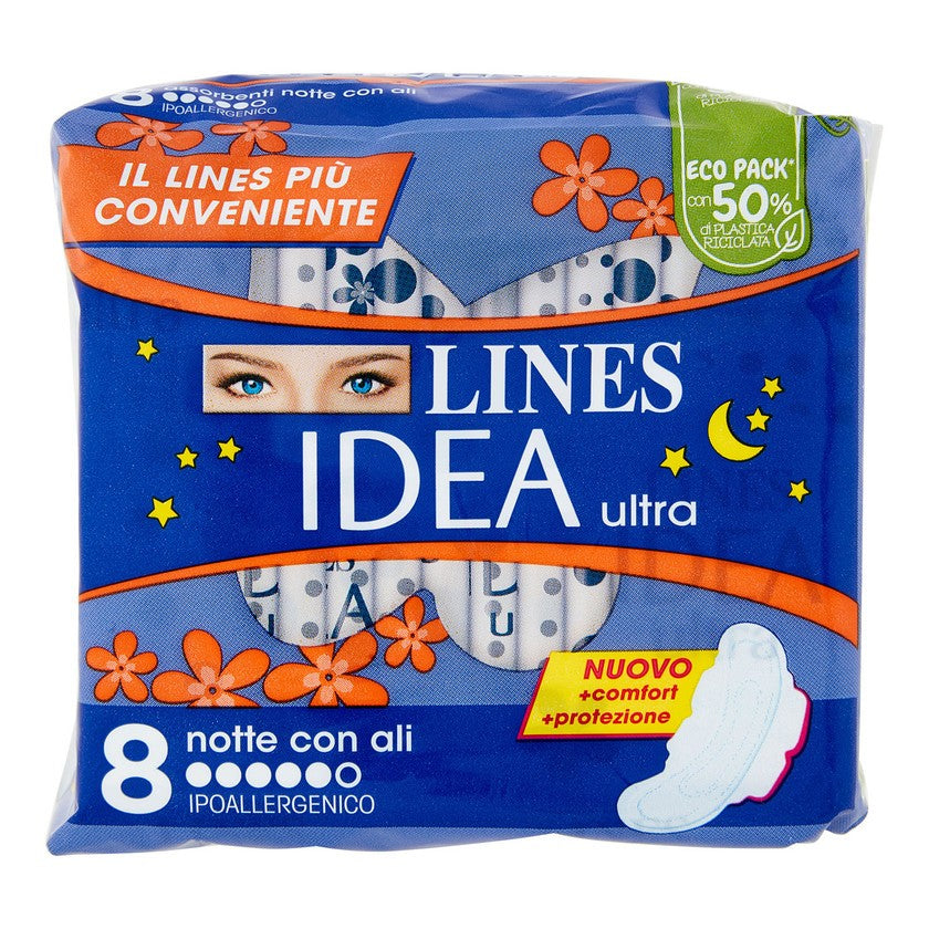 Lines Idea Ultra Yö – 8 kpl.