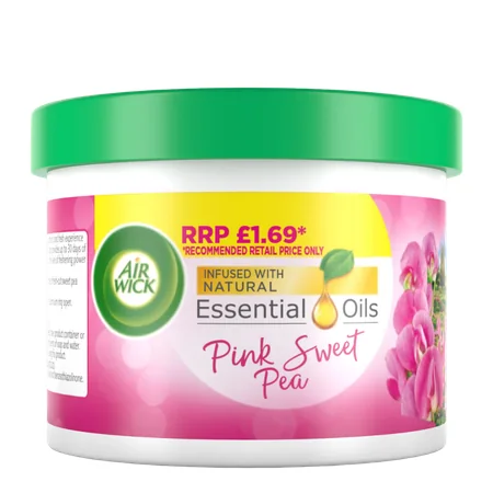 Air Wick Essential Oils Pink Sweet Pea Gel Ilmanraikastin - 70 g