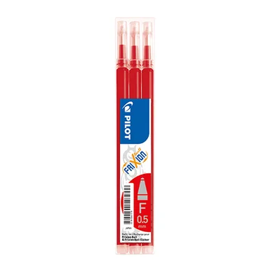 PILOT Täyttö 3-pack FriXion Ball Pyyhittävä muste 0.5 punainen 422843 Vastaa: N/A