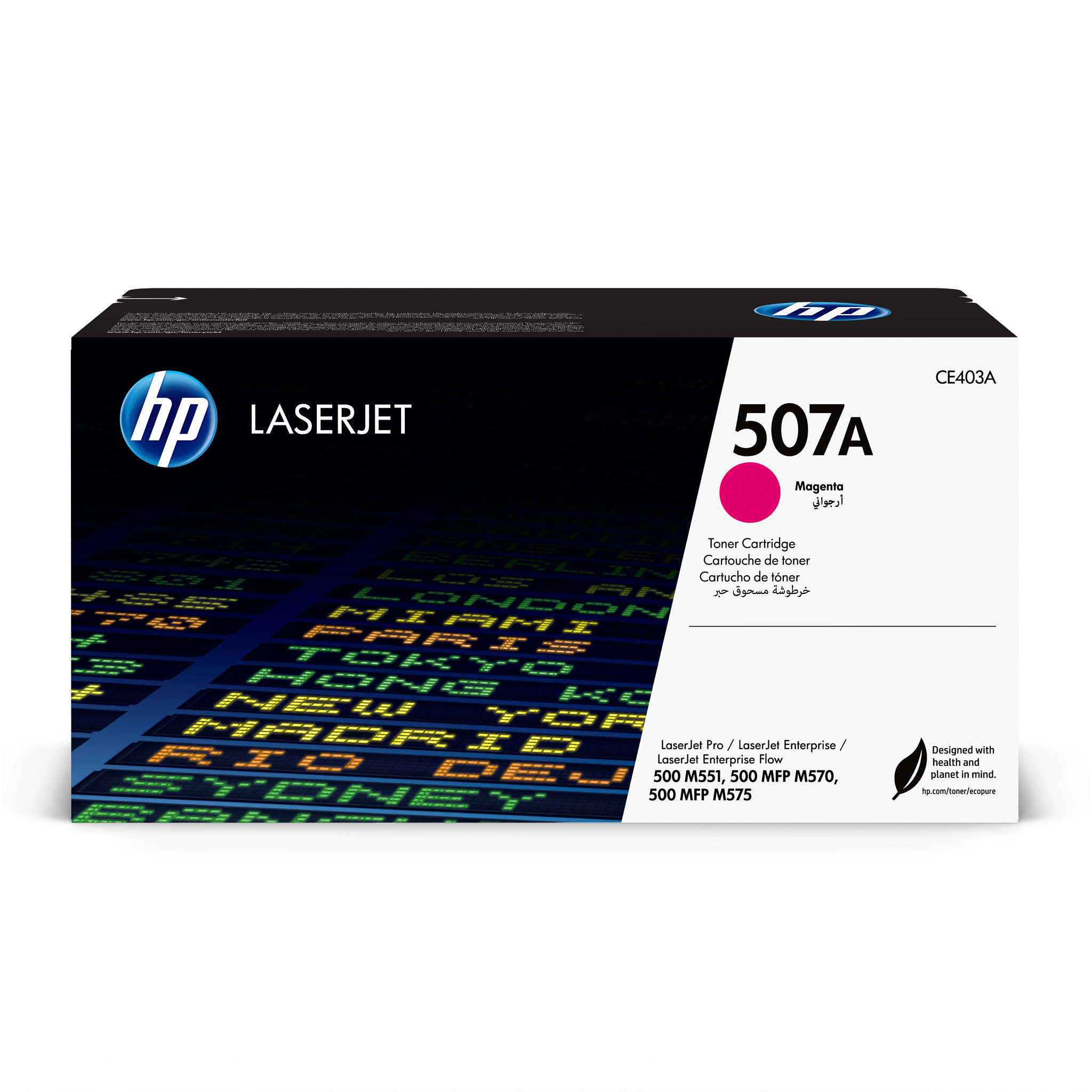 HP 507A-laservärikasetti, magenta