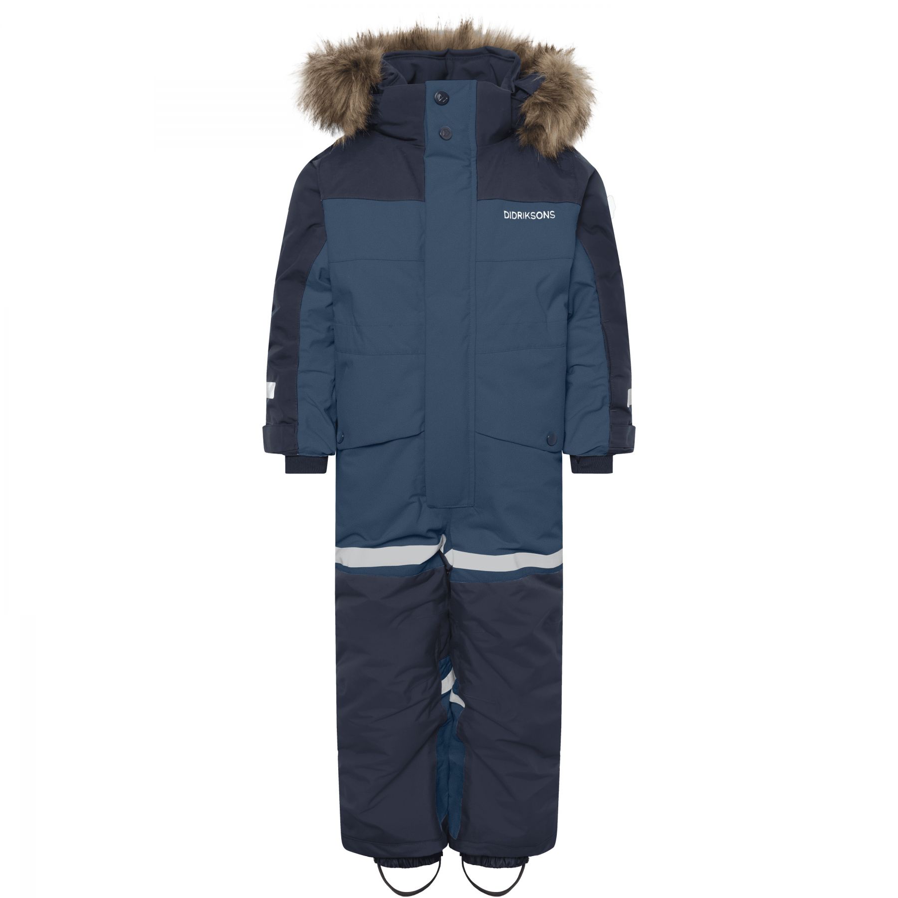 Didriksons Bjärven Kids' Coverall Navy - 130