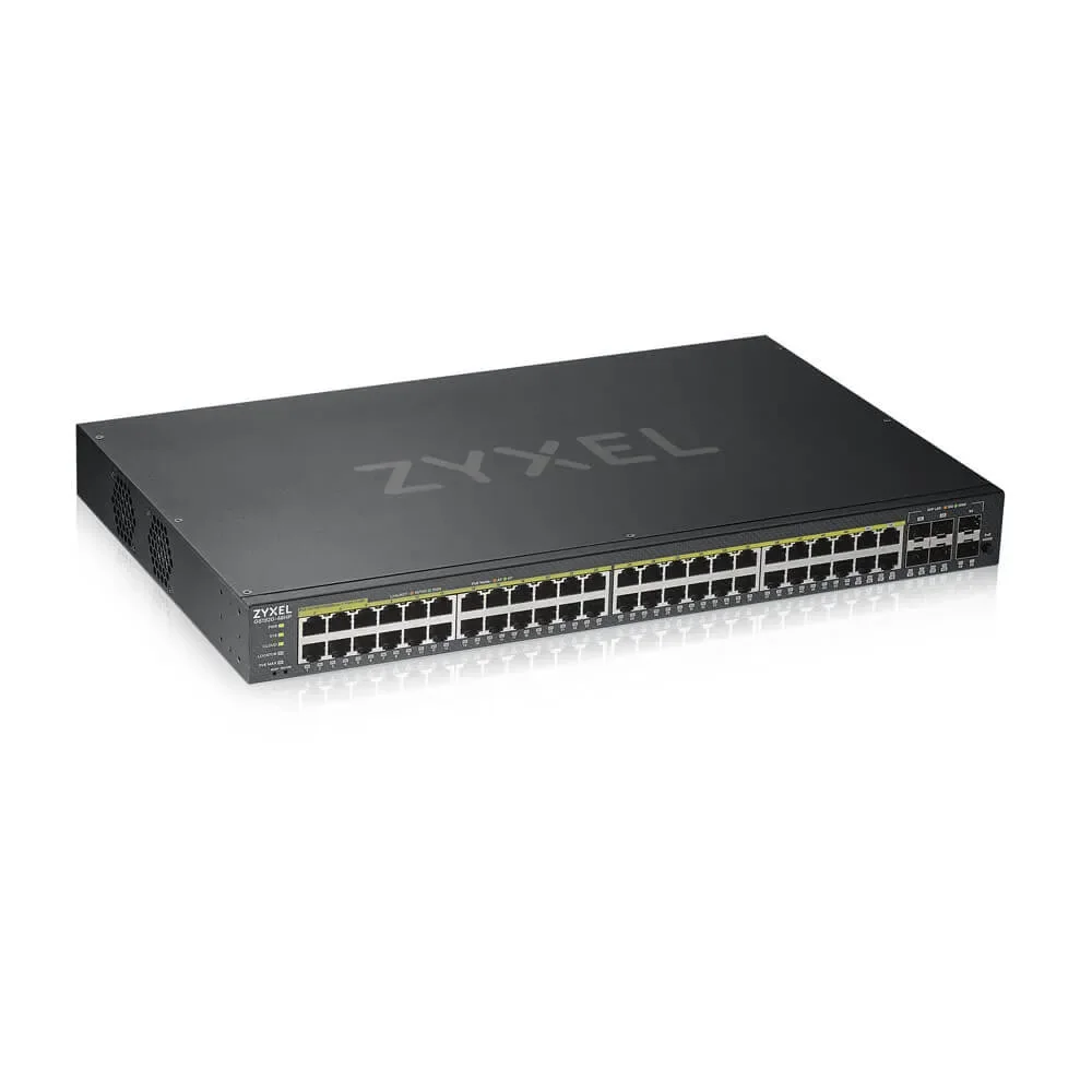 Zyxel Nebula Gs1920-48hpv2 48g 4sfp Poe 375w Switch