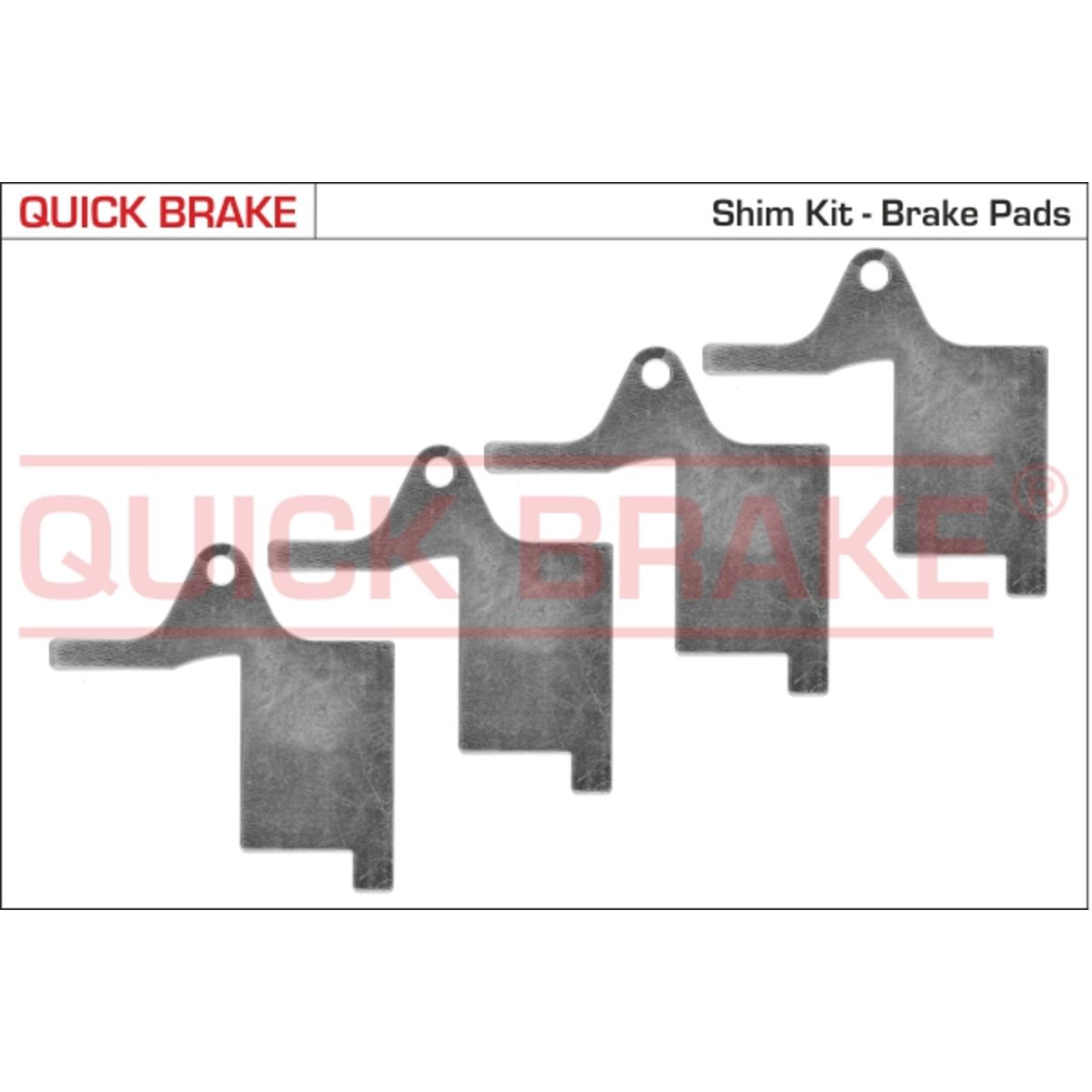 Jarrupalojen asennussarja QUICK BRAKE 2896K