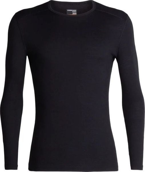 Icebreaker M 200 Oasis LS Crewep Men Black - M