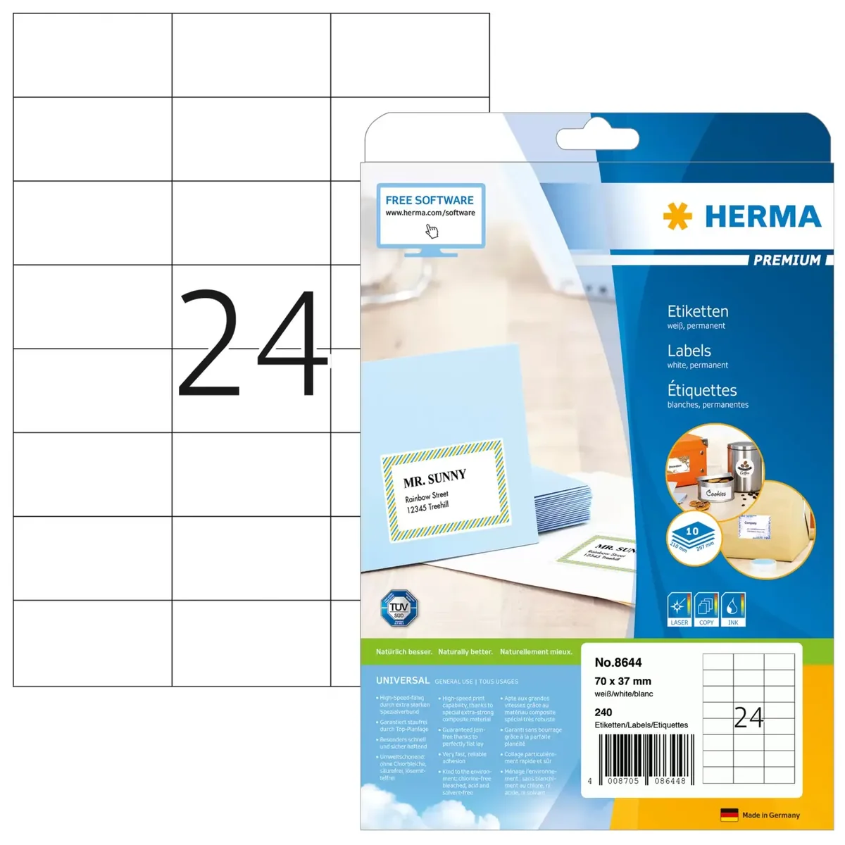 Herma label Premium 70x37 (240)