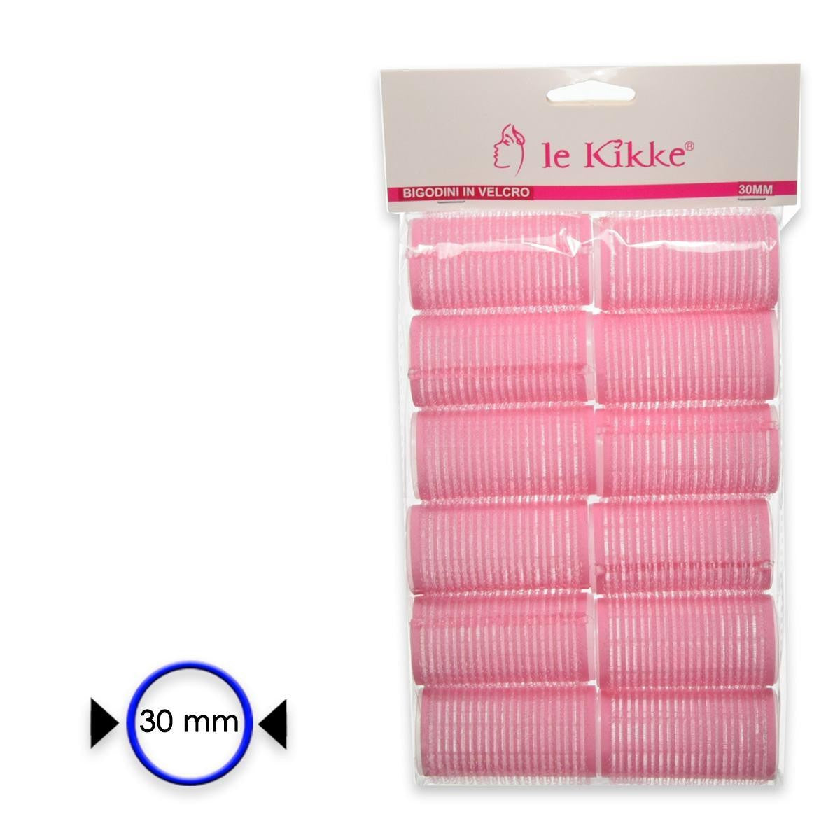 Le kikke tarranauhakiharrin pussissa 12 kpl, halk. 3 cm