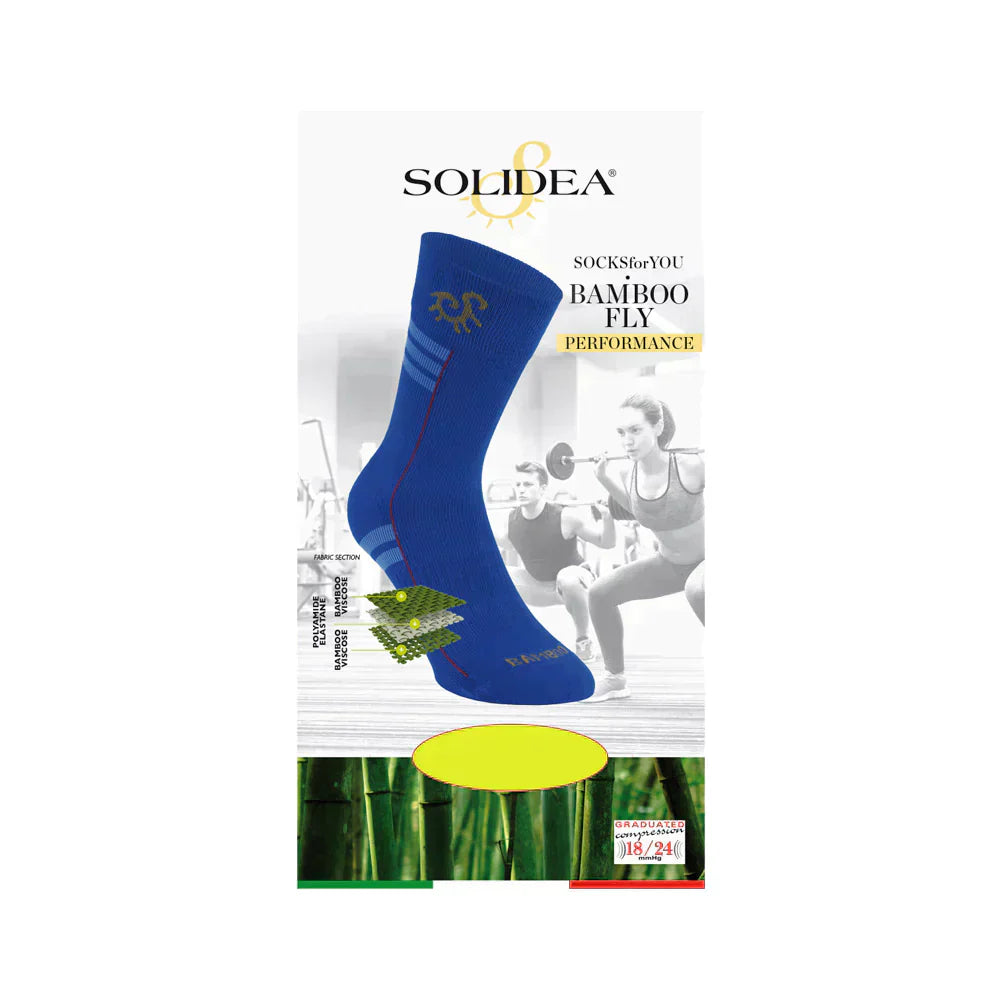 Solidea Sukat For You Bamboo FLY Performance Compression 18 24mmHg Blue Tonic 1S