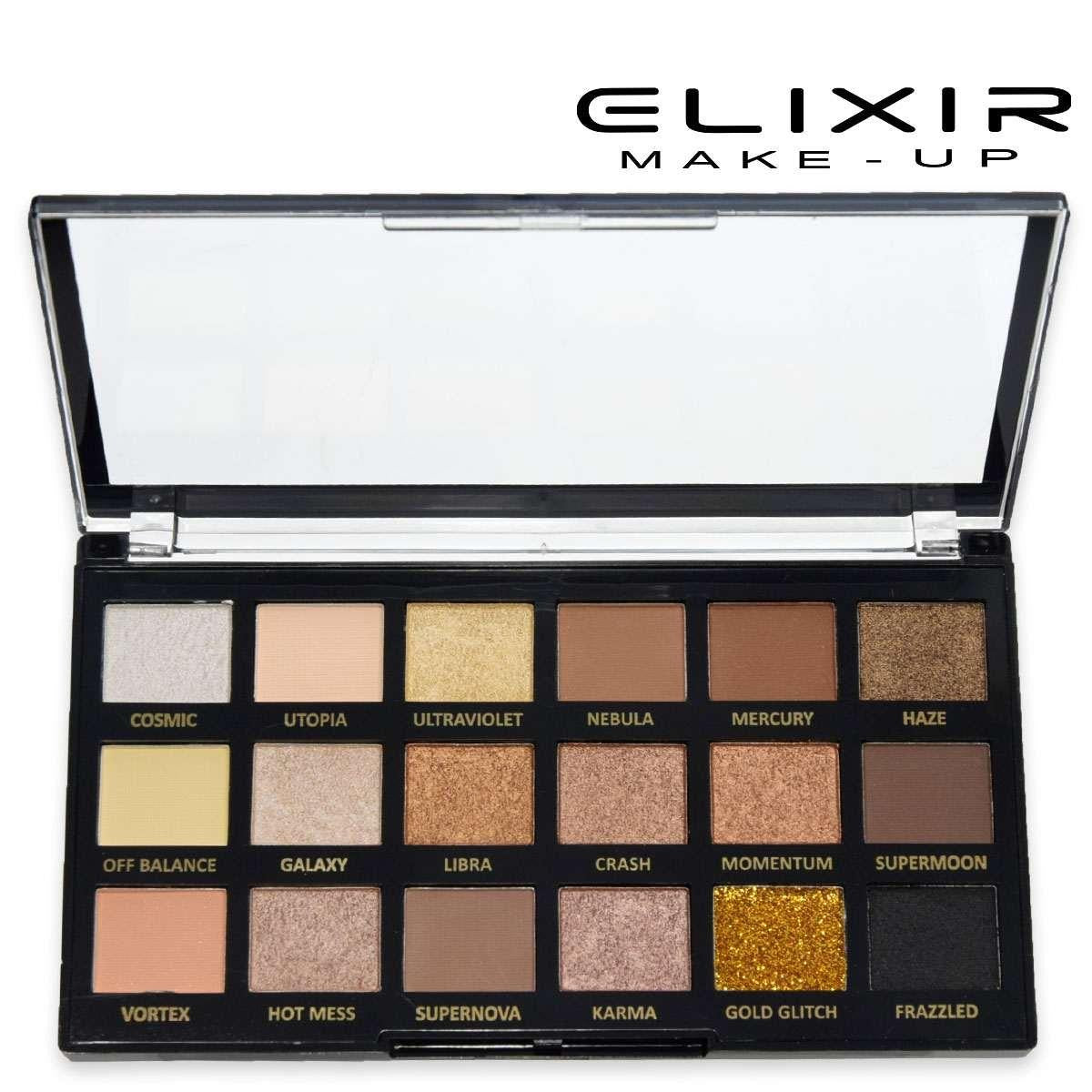Elixir Palette Eye Shadow Pro Mod.D 18 Väriä