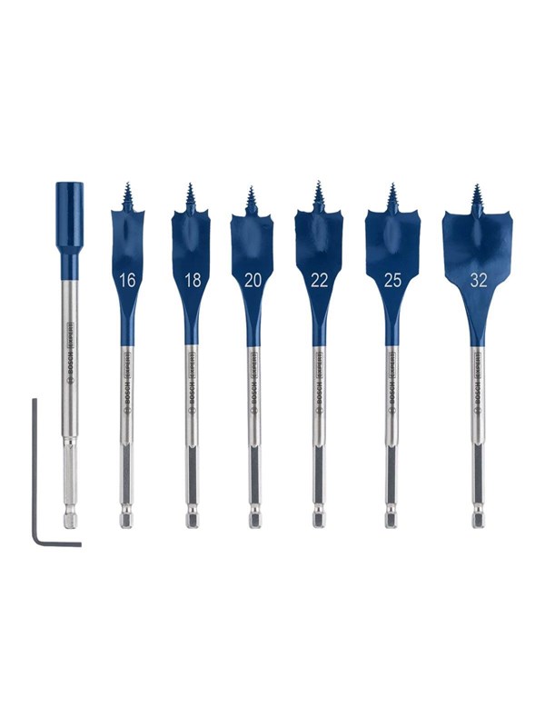 Bosch FLADFRÄSEBORSÄT SELFCUT 16-32MM 7 KPL