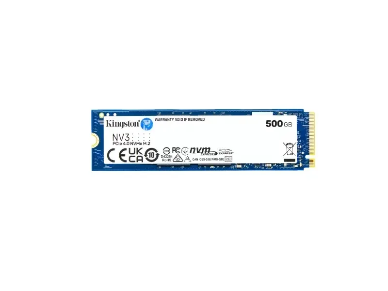 Kingston NV3 SSD - 500GB - PCIe 4.0 - M.2 2280