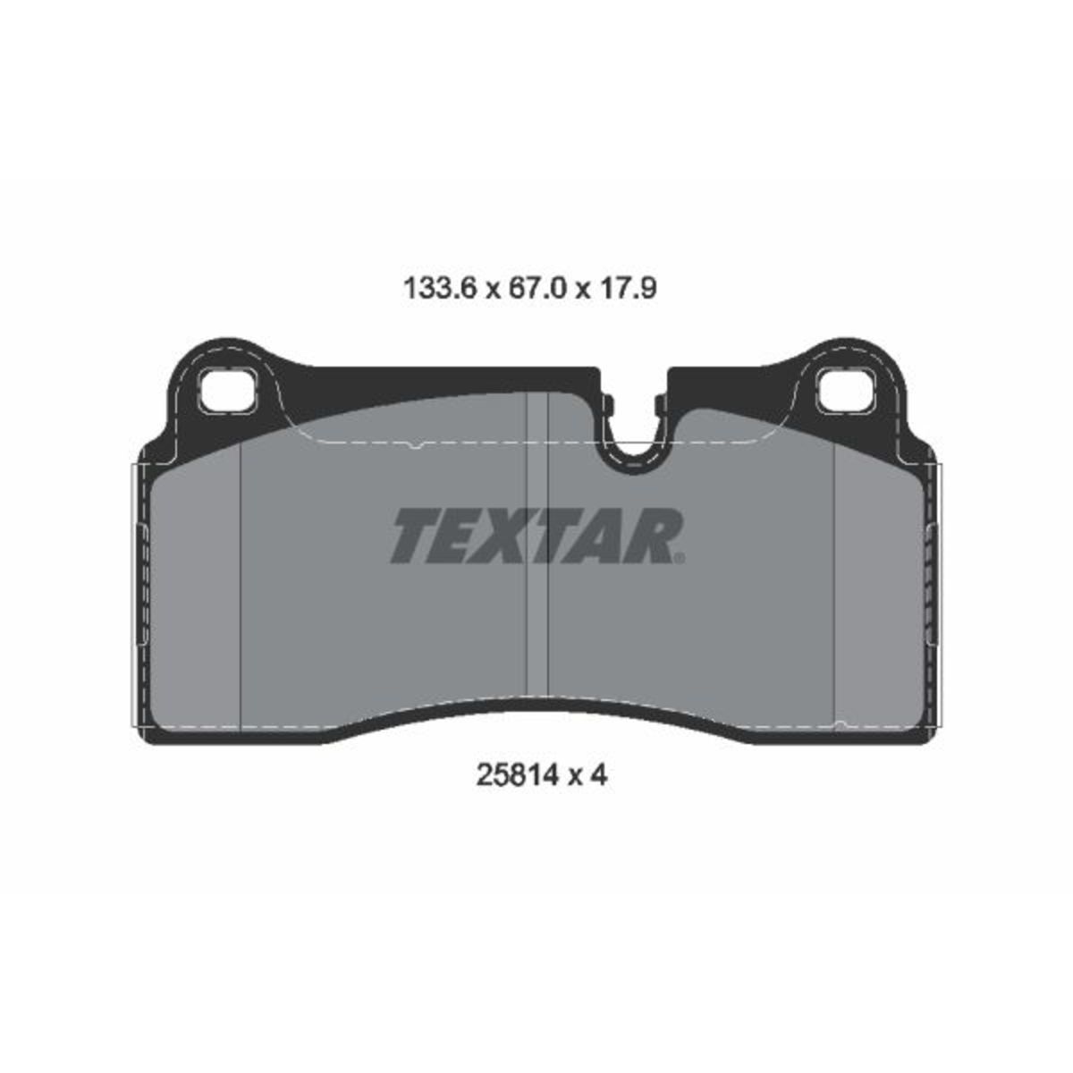 Jarrupalat, levyjarru TEXTAR 2581401