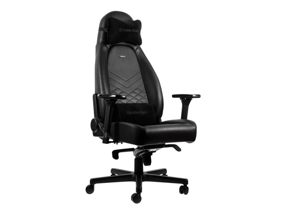 noblechairs ICON Series - Black Pelituoli - Musta - PU Nahka - Jopa 150 kg