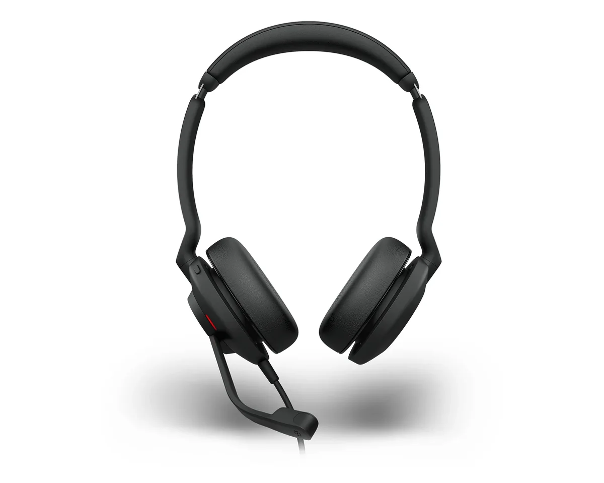 Jabra Evolve2 30 SE MS Teams -stereokuulokemikrofoni + USB-A/C-sovittimet, musta