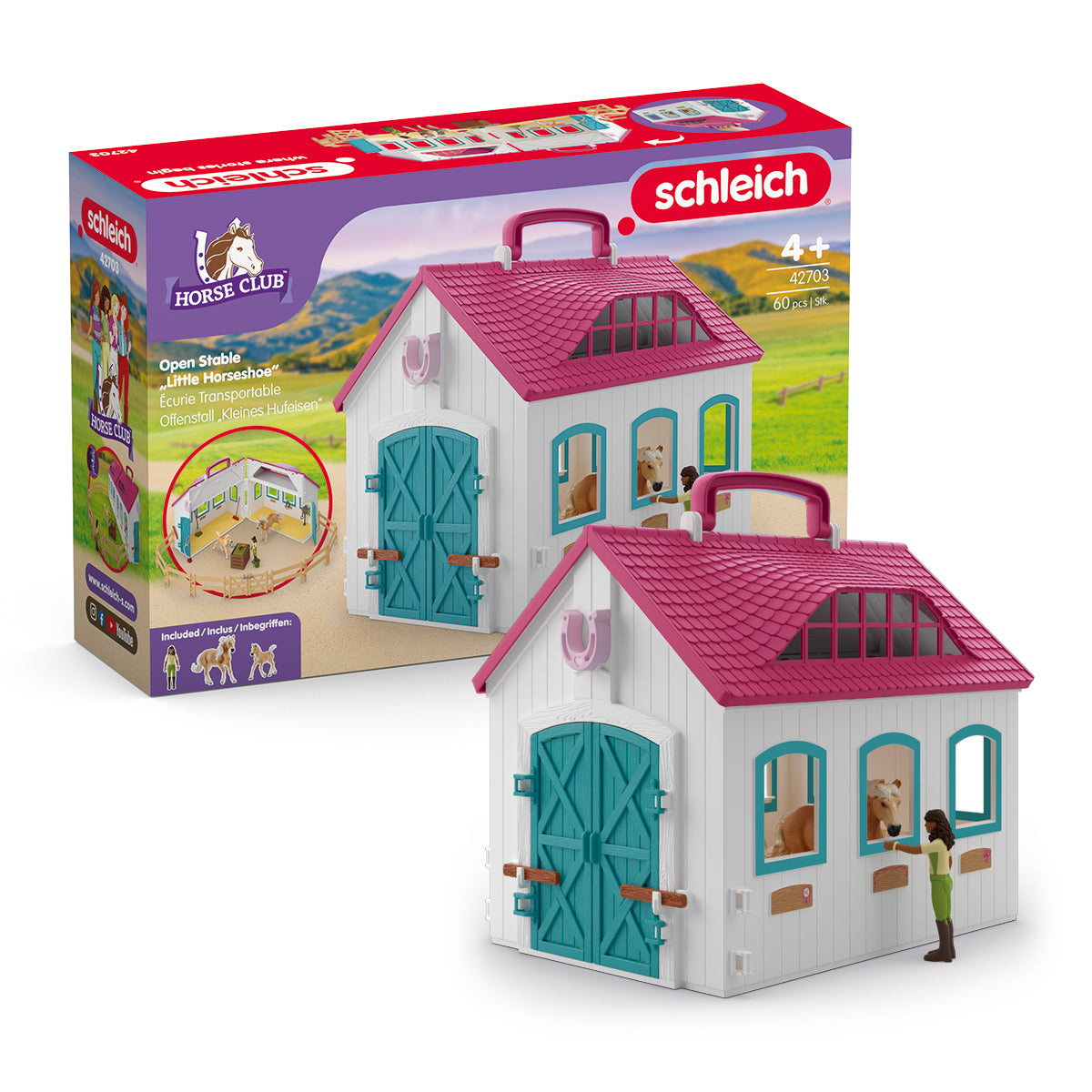 schleich HORSE CLUB 42703, Maatila, Horses, 5 vuosi/vuosia, Monivärinen