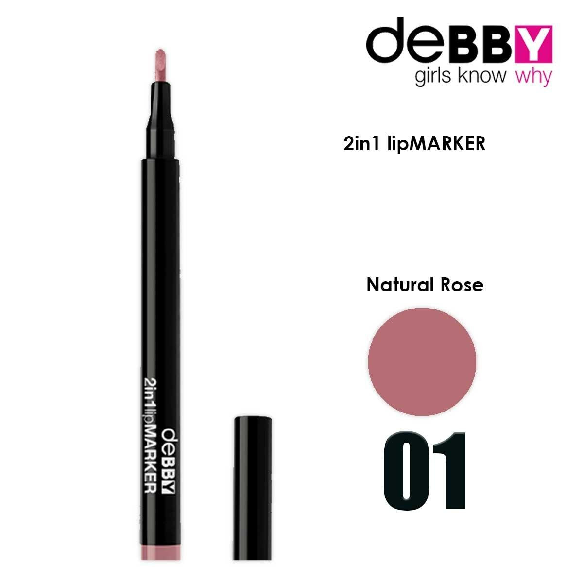 Huulituski Debby 2 In 1 Sävy 01