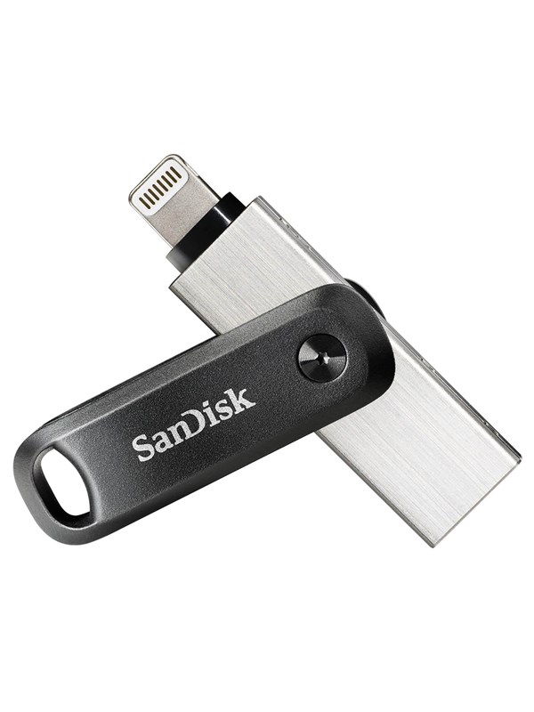 SanDisk iXpand Go 64GB USB 3.0 / Apple Lightning Black Silver
