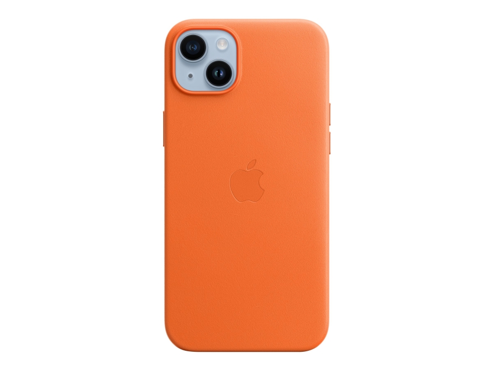 Apple iPhone 14 Plus Leather Case with MagSafe - Oranssi