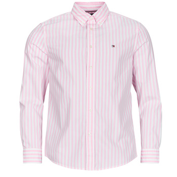 TOMMY HILFIGER Paita 'FLEX' vaaleanpunainen / valkoinen