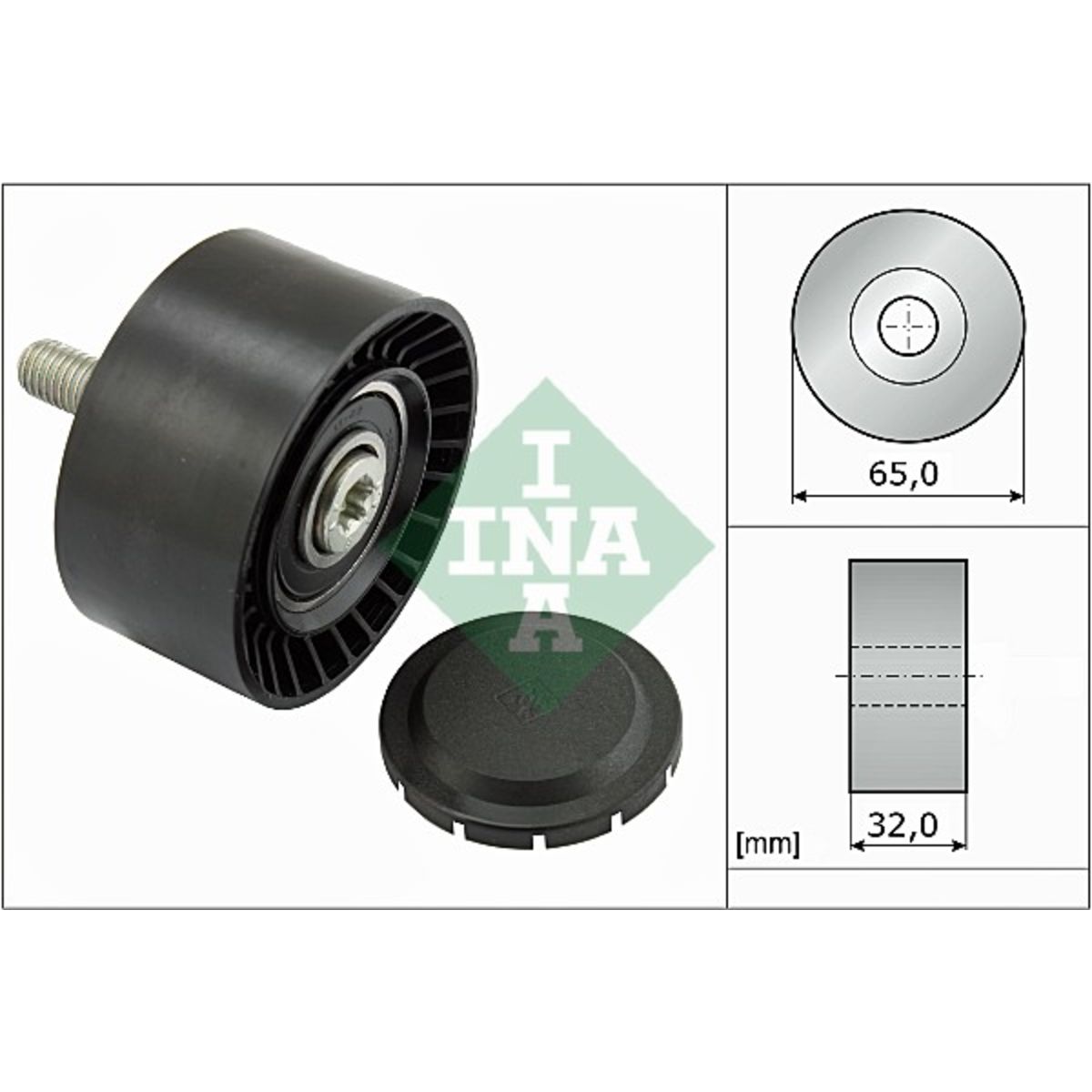 Ohjainrulla, moniurahihna INA 532 0660 10