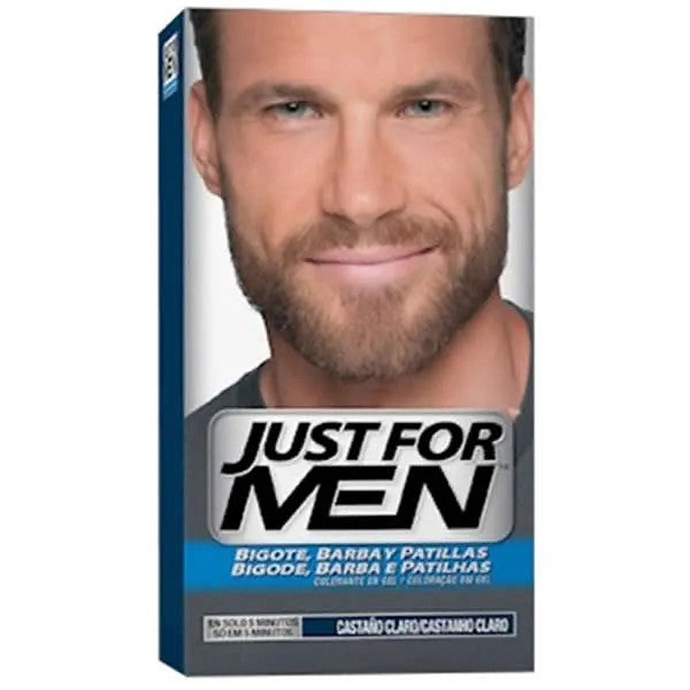 Just For Men Vaaleanruskeat viikset ja parta 28,4 g