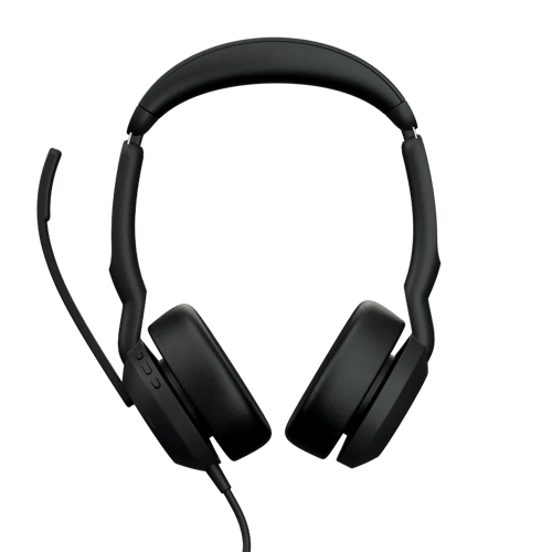 Jabra Evolve2 50 UC -langaton stereokuulokemikrofoni + USB-A/C-sovittimet, musta