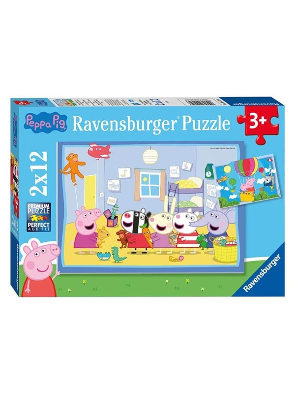 Ravensburger Peppa Pigin seikkailut palapeli 12 kpl.