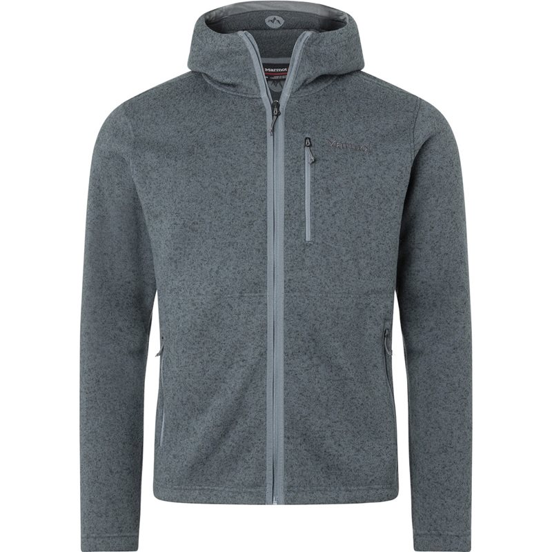 Marmot Drop Line Full Zip Hoody Steel Onyx Heather - L