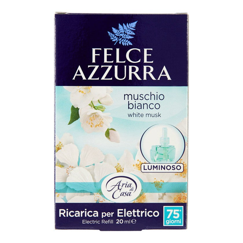Felce azzurra Aria Di Casa Sähködiffuusorin Täyttö Talkki & Valkoinen Myski 20 ml