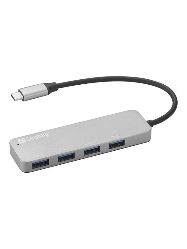 Sandberg Saver - Keskitin - 4 x SuperSpeed USB 3.0 - pöytätietokoneet