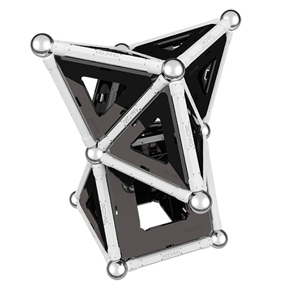 Geomag Rakennussarja Musta & Valkoinen - 68 kpl.