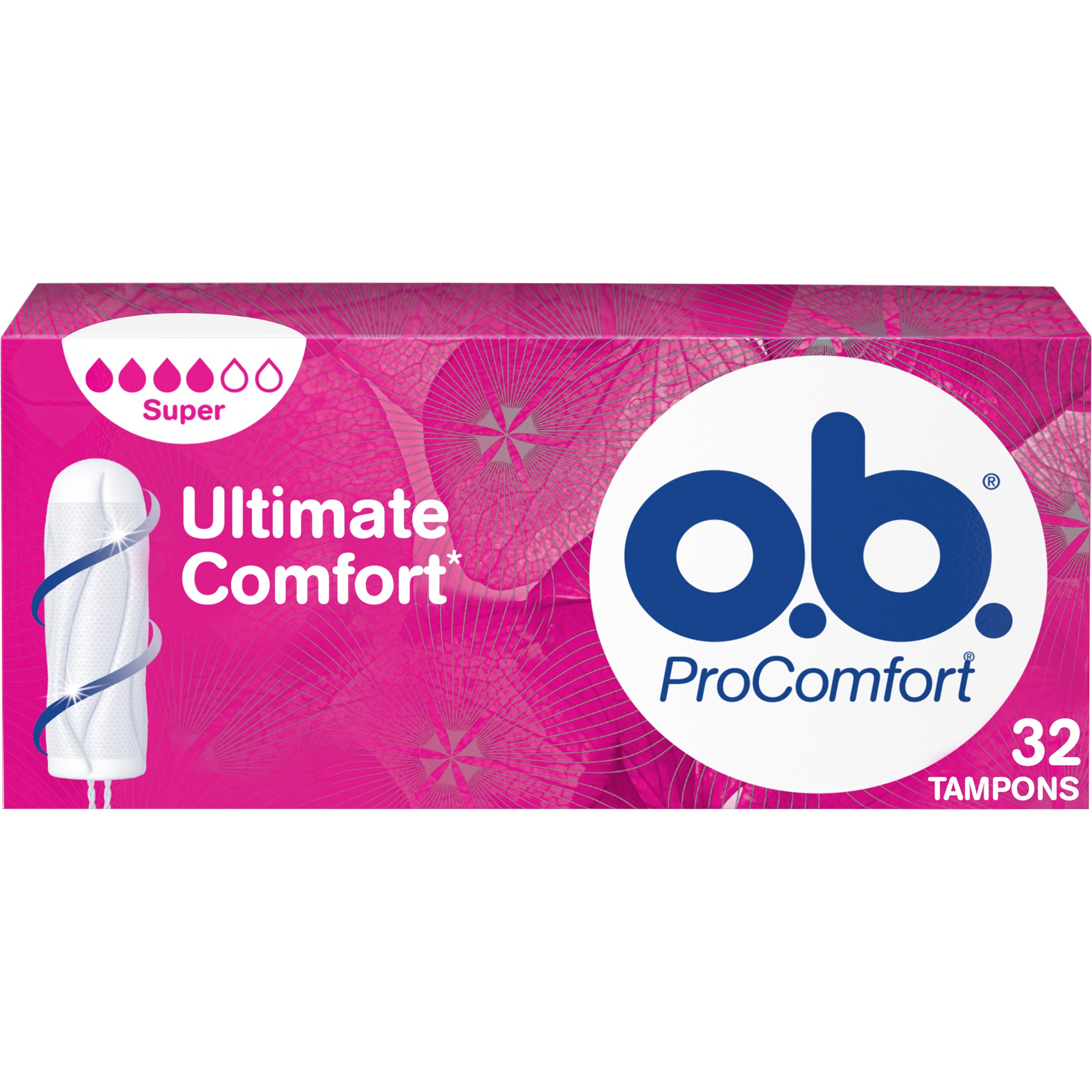 O.B Procomfort Super tamponi 32 kpl
