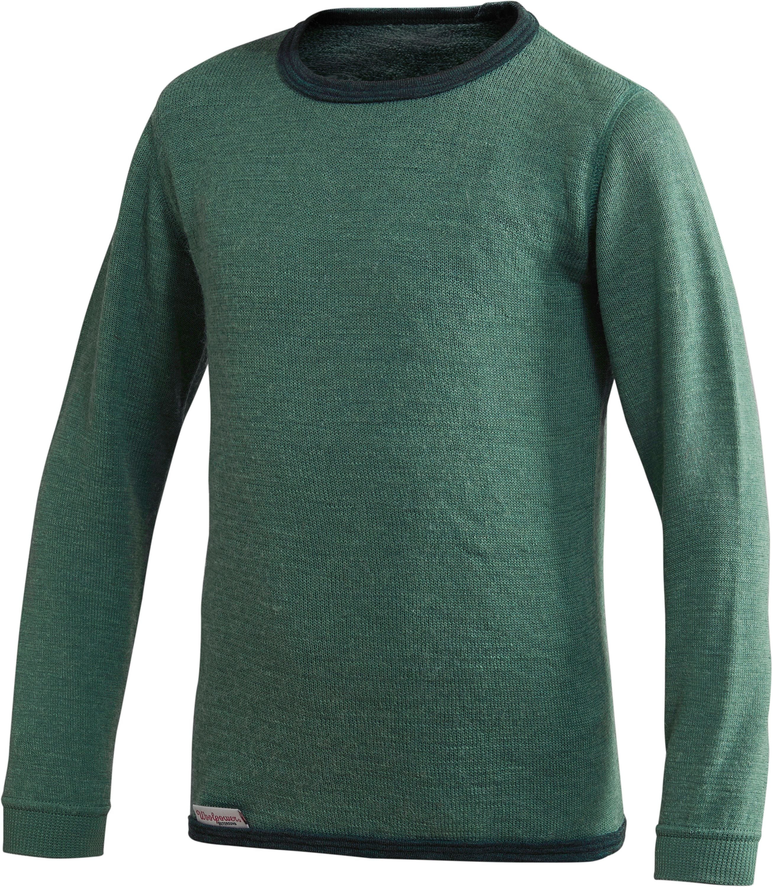Woolpower Kids Crewneck 200 Lake Green - 86/92 cl