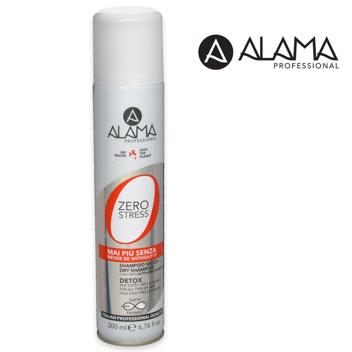 Alama Zero Stress Detox-kuivashampoo kaikille hiustyypeille - 200 ml