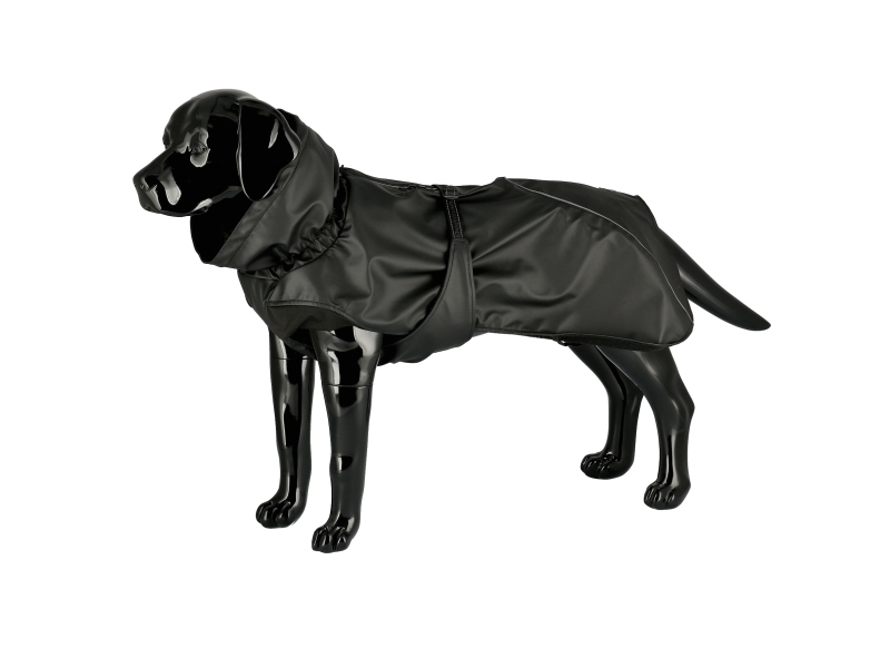 Dogman Dog Raincoat Aqua Black 60cm