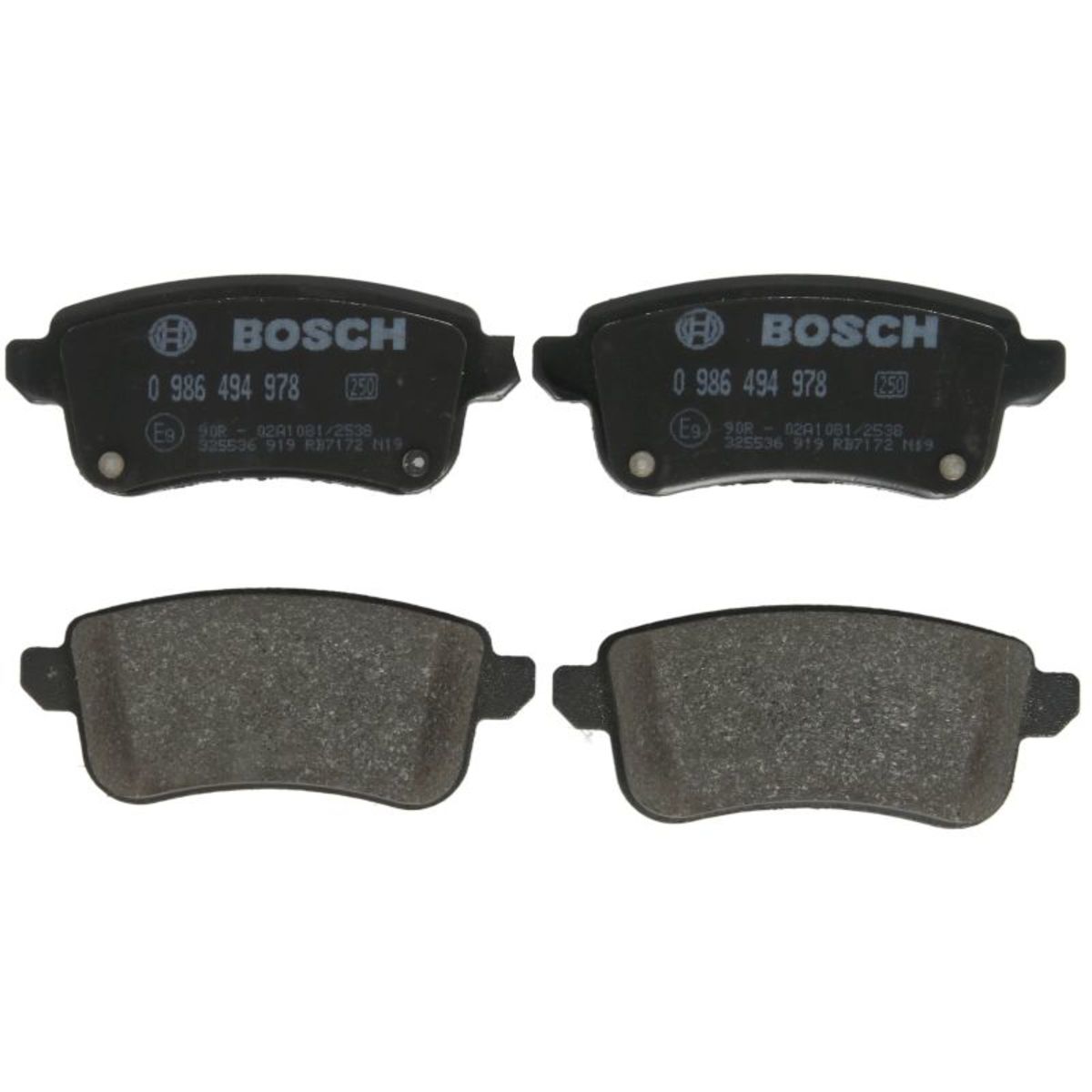 Jarrupalat, levyjarru BOSCH 0 986 494 978