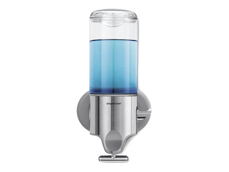 simplehuman BT1034, Seinä, 0,444 L, Muovi, Ruostumaton teräs, Läpinäkyvä